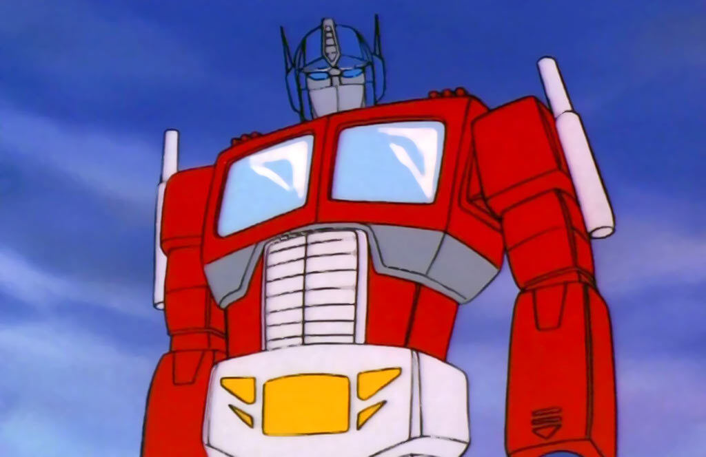 Optimus prime cartoon