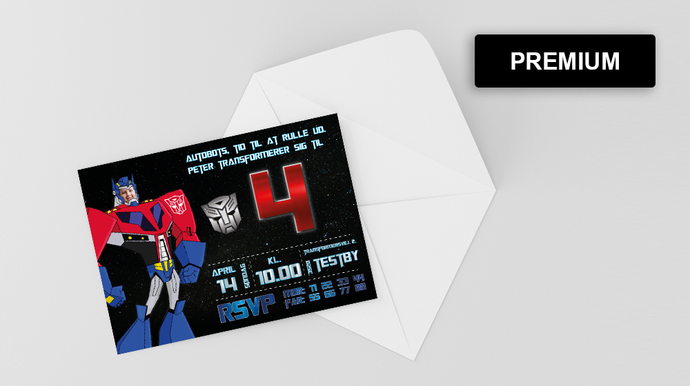 Mockup - Invitation - Transformers - Premium - A6 - preview img w button-1